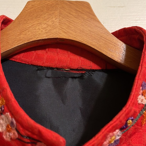Vintage Japanese Style Embroidered Jacket Size Medium Large - Picture 5 of 12